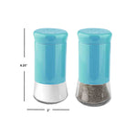Load image into Gallery viewer, Home Basics Essence Collection 2 Piece Salt and Pepper Set, Turquoise $3.00 EACH, CASE PACK OF 12