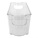 Load image into Gallery viewer, Home Basics Multi-Purpose Plastic Fridge Bin, Clear $3.00 EACH, CASE PACK OF 12
