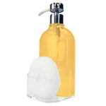 Load image into Gallery viewer, Home Basics Soap Dispenser with Sponge Holder, Clear $6 EACH, CASE PACK OF 24
