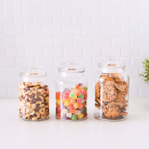 Home Basics 3 Piece Canister Set With Lids $10.00 EACH, CASE PACK OF 6