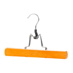 Load image into Gallery viewer, Home Basics Straight Wood Skirt Hanger with Soft Grip Closure, (Pack of 3), Oak $4 EACH, CASE PACK OF 12