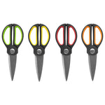 Load image into Gallery viewer, Home Basics Kitchen Shears with Silicone Grip Handles - Assorted Colors