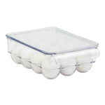 Load image into Gallery viewer, Home Basics Plastic Fridge Bin 12 -Egg Holder, Clear $4 EACH, CASE PACK OF 12