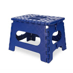 Load image into Gallery viewer, Home Basics Medium Plastic Folding Stool with Non-Slip Dots - Assorted Colors
