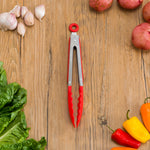 Load image into Gallery viewer, Home Basics 9" Salad Tongs - Assorted Colors