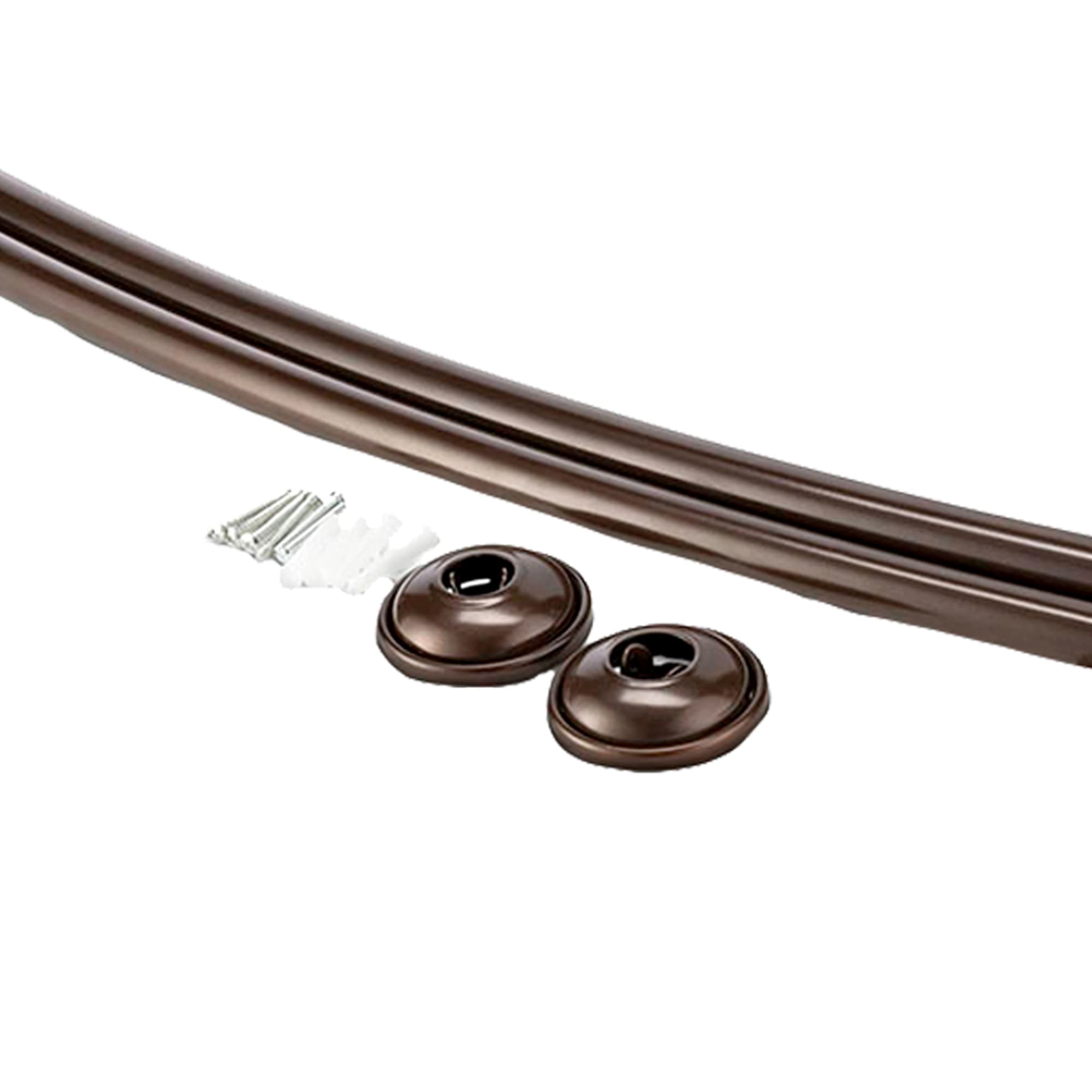 Home Basics Steel Curved Shower Rod, Bronze $15.00 EACH, CASE PACK OF 8