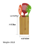 Load image into Gallery viewer, Home Basics 5 Piece Bamboo Kitchen Tool Set with Holder $6.50 EACH, CASE PACK OF 12