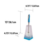 Load image into Gallery viewer, Home Basics Ace Collection Plastic Toilet Brush Tapered Holder - Assorted Colors