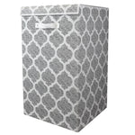 Load image into Gallery viewer, Home Basics Arabesque Non-Woven Laundry Hamper, Grey $10.00 EACH, CASE PACK OF 6