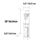 Load image into Gallery viewer, Home Basics Free-Standing Dispensing Toilet Paper Holder, Bronze $6.5 EACH, CASE PACK OF 12