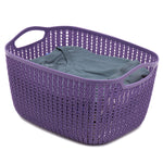 Load image into Gallery viewer, Home Basics Large Crochet Plastic Basket - Assorted Colors
