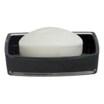 Load image into Gallery viewer, Home Basics Acrylic Plastic Soap Dish, Black $3.00 EACH, CASE PACK OF 24
