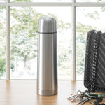 Load image into Gallery viewer, Home Basics 16.9 oz. Stainless Steel Bullet Vaccum Flask, Silver $5.00 EACH, CASE PACK OF 12
