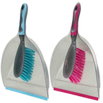 Load image into Gallery viewer, Home Basics Ace Collection Dust Pan Set - Assorted Colors