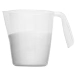 Load image into Gallery viewer, Home Basics 1000 ml Plastic Measuring Cup with Raised Measurement Markings, Clear $1.50 EACH, CASE PACK OF 24
