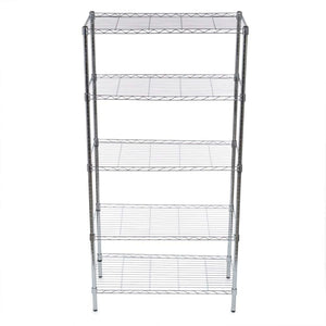 Home Basics 5 Tier Steel Wire Shelf Rack, Chrome $100.00 EACH, CASE PACK OF 1