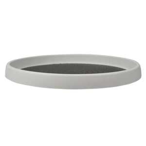 Home Basics 12" Non Skid Lazy Susan Turntable, White $4.00 EACH, CASE PACK OF 12