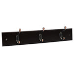 Load image into Gallery viewer, Home Basics 3 Double Hook Wall Mounted Hanging Rack, Brown $8.00 EACH, CASE PACK OF 12
