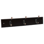 Load image into Gallery viewer, Home Basics 3 Double Hook Wall Mounted Hanging Rack, Brown $8.00 EACH, CASE PACK OF 12