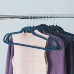 Load image into Gallery viewer, Home Basics 10-Piece Velvet Hangers, Navy $4.00 EACH, CASE PACK OF 12
