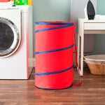 Load image into Gallery viewer, Home Basics Barrel Laundry Hamper - Assorted Colors