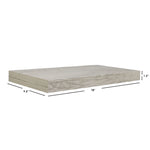 Load image into Gallery viewer, Home Basics 18&quot; MDF Floating Shelf, Grey $8.00 EACH, CASE PACK OF 6
