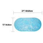 Load image into Gallery viewer, Home Basics PVC Floral Bath Mat - Assorted Colors