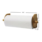 Load image into Gallery viewer, Home Basics Bamboo Wall Mount Paper Towel Holder, Natural $6.00 EACH, CASE PACK OF 12