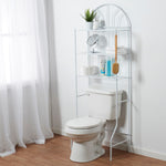 Load image into Gallery viewer, Home Basics 3 Tier Over the Toilet Steel Bathroom Space Saver, White $20.00 EACH, CASE PACK OF 6
