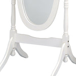 Load image into Gallery viewer, Home Basics Freestanding Oval Mirror, White $60.00 EACH, CASE PACK OF 1
