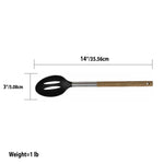 Load image into Gallery viewer, Home Basics Winchester Collection Scratch-Resistant Rubber Slotted Spoon, Natural $2.00 EACH, CASE PACK OF 24