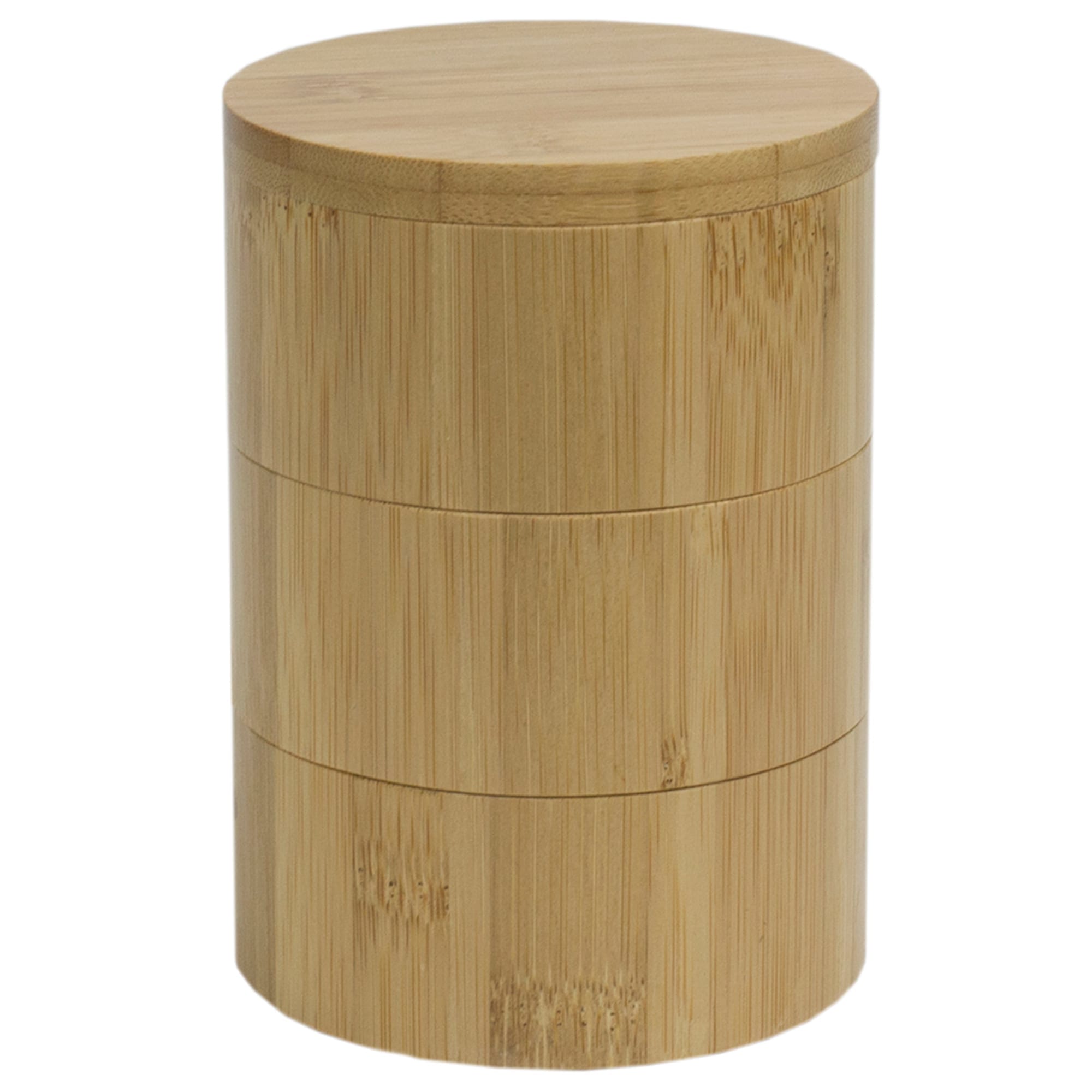 Home Basics 3 Tier Bamboo Salt Box $10 EACH, CASE PACK OF 12