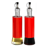 Load image into Gallery viewer, Home Basics Essence Collection 2 Piece Oil & Vinegar Set, Red $5.00 EACH, CASE PACK OF 12