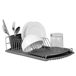 Load image into Gallery viewer, Michael Graves Design Satin Finish Steel Wire Compact Dish Rack, Grey $12.00 EACH, CASE PACK OF 6