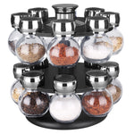 Load image into Gallery viewer, Home Basics 16 Piece Revolving Spice Rack, Black $15.00 EACH, CASE PACK OF 8