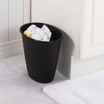 Load image into Gallery viewer, Sterilite 1.5 Gallon Oval Vanity Wastebasket, Black $2.50 EACH, CASE PACK OF 12