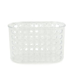 Load image into Gallery viewer, Home Basics Large Plastic Bath Caddy with Suction Cups, Clear $2.50 EACH, CASE PACK OF 24
