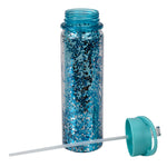 Load image into Gallery viewer, Home Basics Glitter 18 oz. Water Bottle - Assorted Colors
