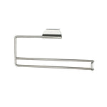 Load image into Gallery viewer, Home Basics Satin Nickel Over The Cabinet Paper Towel Holder $4.00 EACH, CASE PACK OF 12