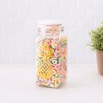 Load image into Gallery viewer, Home Basics Pineapple Sunshine 57.5 oz. Glass Canister $5 EACH, CASE PACK OF 12