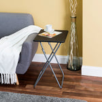 Load image into Gallery viewer, Home Basics Multi-Purpose Foldable Table, Black $15 EACH, CASE PACK OF 1