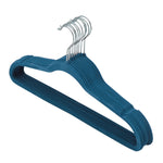 Load image into Gallery viewer, Home Basics 10-Piece Velvet Hangers, Navy $4.00 EACH, CASE PACK OF 12
