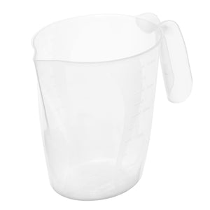 Home Basics 1000 ml Plastic Measuring Cup with Raised Measurement Markings, Clear $1.50 EACH, CASE PACK OF 24