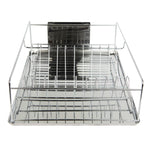 Load image into Gallery viewer, Home Basics Chrome Plated Steel Dish Rack with Tray $20.00 EACH, CASE PACK OF 6
