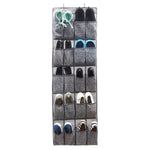 Load image into Gallery viewer, Home Basics Graph Line 20 Pocket Non-Woven Over the Door Shoe Organizer $5.00 EACH, CASE PACK OF 12
