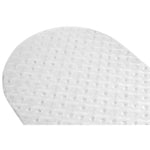 Load image into Gallery viewer, Home Basics Anti-Slip Plastic Oval  Bath Mat with Back Suction Cups, Clear $5.00 EACH, CASE PACK OF 12

