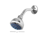 Load image into Gallery viewer, Home Basics 5 Function Chrome Fixed Shower Head $5.00 EACH, CASE PACK OF 12