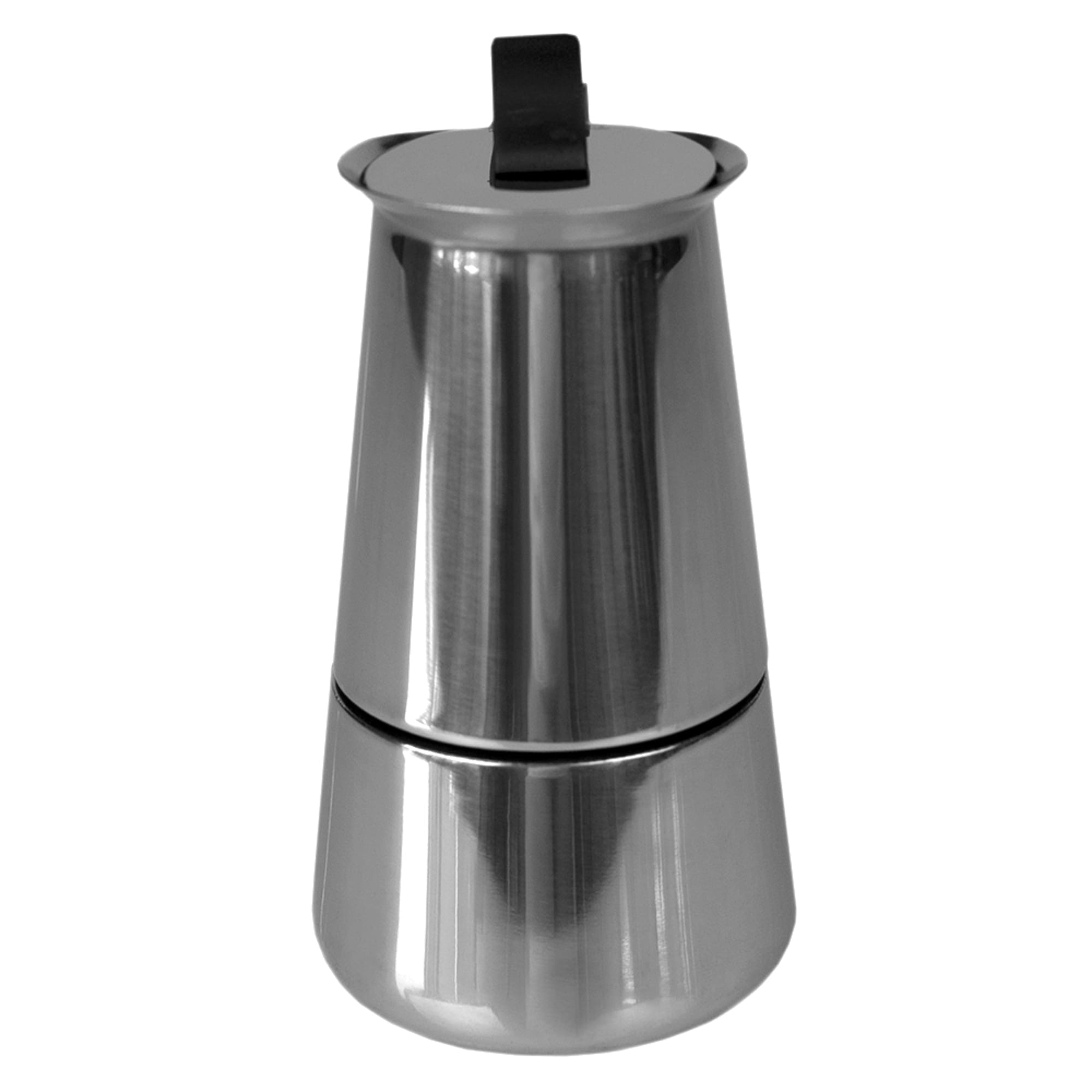 Home Basics 2 Cup Demitasse Shot Stainless Steel Stovetop Espresso Maker, Silver $7.00 EACH, CASE PACK OF 12