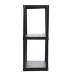 Load image into Gallery viewer, Home Basics 3 Tier Plastic Shelf, (37-inch), Black $25.00 EACH, CASE PACK OF 1

