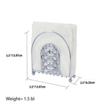 Load image into Gallery viewer, Home Basics Infinity Collection Napkin Holder, Chrome $5 EACH, CASE PACK OF 12